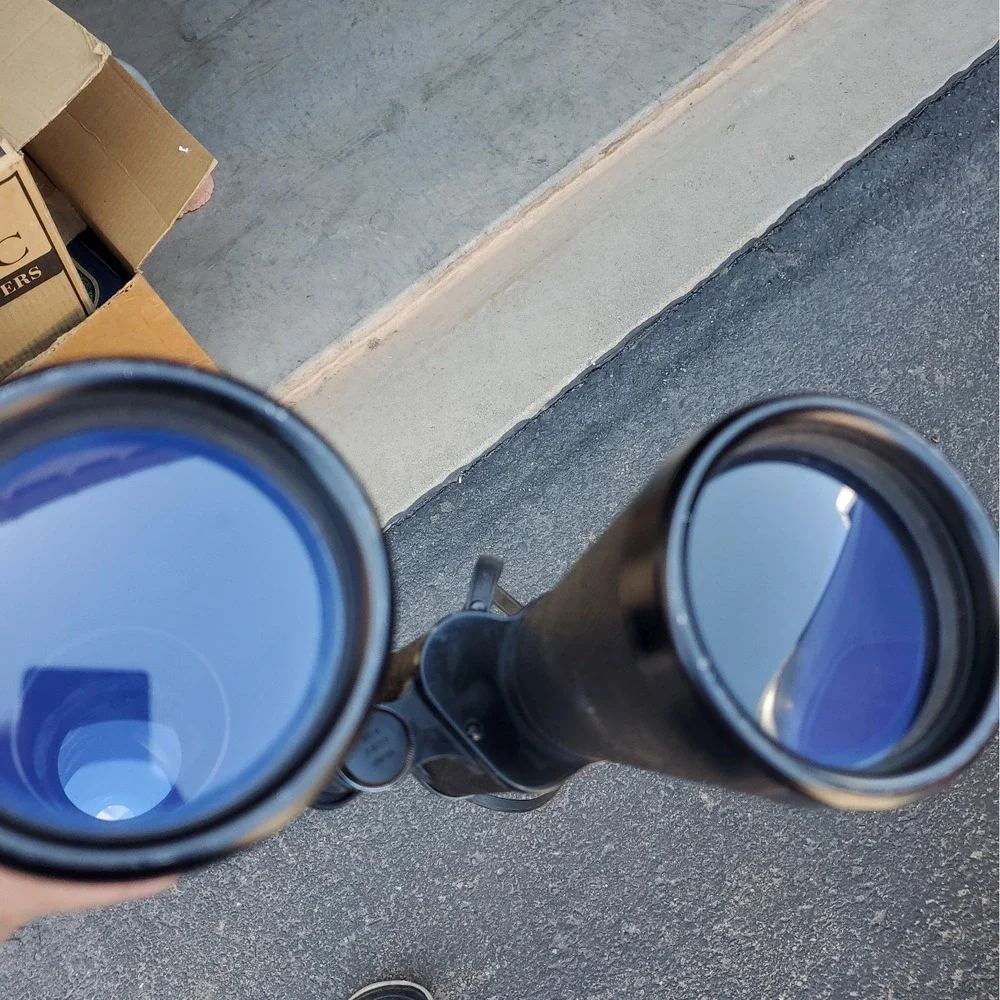 Vintage Binolux Binoculars 7x30 100ft/1000yds Clean Optics Sports Bird watching